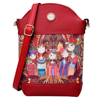 

Tailored Women Leisure Forest Girls Pattern Printing Cross Body Bag Single Shoulder Bag