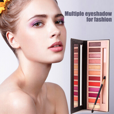 

Hot 12 Colors Palette Shimmer Matte Pigment Eye Shadow Cosmetics Mineral Nude Glitter Eye Nude Makeup Beauty