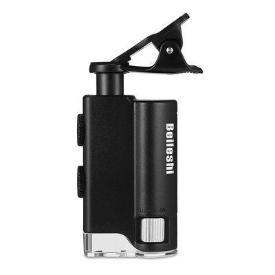 

Beileshi 77561W 60 - 100X LED Currency-detecting Cellphone Clip-on Microscope