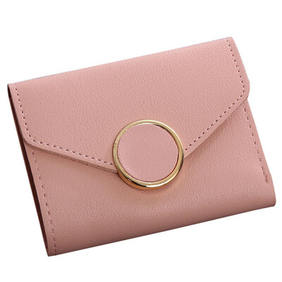 

Hot selling Women Simple Short Wallet Hasp Coin Purse Card Holders Handbag drop shipping 0522