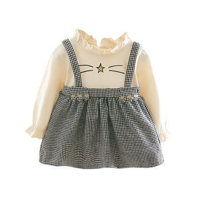

Girls Dress Autumn&Spring Girls Clothing 2019 New Fashion Childrens Net Princess Dress Baby Girls Dress