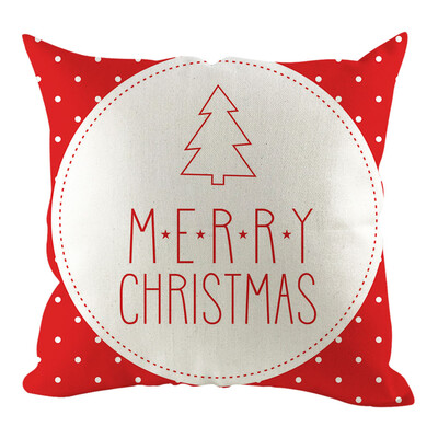 

Siaonvr Christmas Pillow Cover Pillowcases Decorative Sofa Cushion Cover Home Decoration