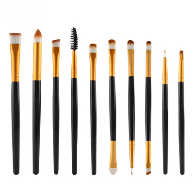 

〖Follure〗10pcs Makeup Brush Set tools Make-up Toiletry Kit Wool Make Up Brush Set