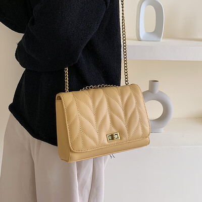 

Foreign air small bag female 2019 new wave Korean version of the wild Messenger bag chain shoulder bag fashion girl small square bag