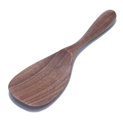 

Natural Wood Non-stick Shovel Pan Rice Spoon Kitchen Cooking Tool Cookware
