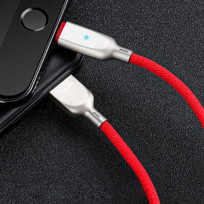 

Auto Disconnect USB Charging Cable Lightning Cable For IPhone X 8 7 6 Ipad-18m