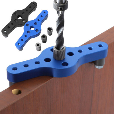 

Aluminum Alloy Adjustable Woodworking Straight Hole Punching Positioner Durable