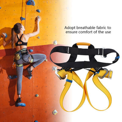

Greensen Outdoor Climbing Harness Safety Belt Strap for Rock Climbing Mountaineering Rescue Caving