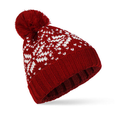 

Womens Men Hat Unisex Fashion Knit Beanie Cap Snowflake Xmas Hat Winter Warm Hat
