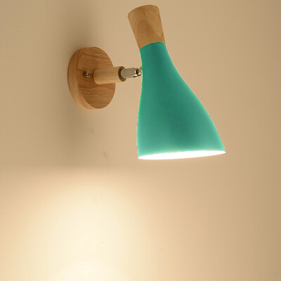

Gobestart Creative Wall Lamp Swing Head Sconce light Bedroom Lighting Bedside Reading Lamp