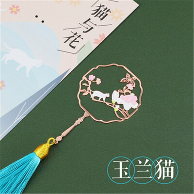 

Chinese style ancient fan-shaped bookmark teachers day gift