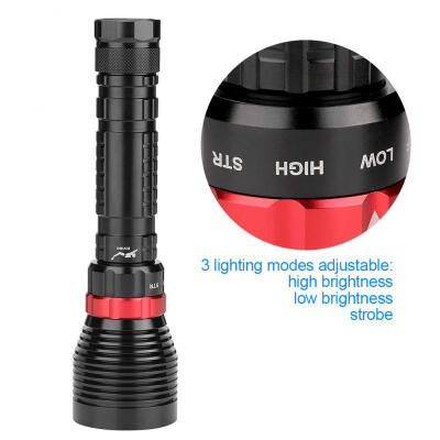 

Greensen Aluminum Alloy High Bright LED Diving Flashlight Adjustable Outdoor Camping Torch Lamp Light