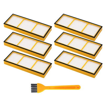 

6 Filter Meshes 1 Cleaning Brush For Shark ION Robot RV750 RV720 Accessory