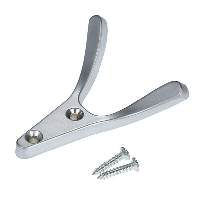 

LEEDIS Double Prong Hook Wall Mounted Hook Robe Hook Coat Hook