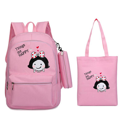 

Cute cartoon schoolbag girl 1 3 4 5 6 reduces the burden of light children with shoulder backpack tide