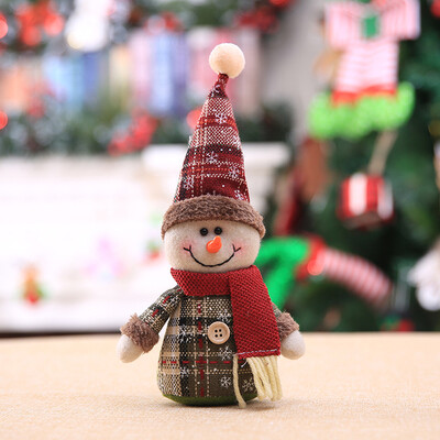 

〖Follure〗Christmas Ornaments Gift Santa Claus Snowman Tree Toy Doll Hang Decorations