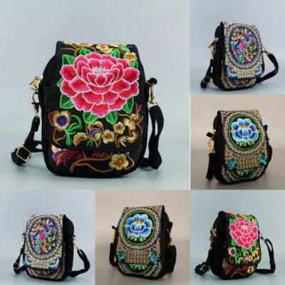 

Women Lady Ethnic Bag Wallet Shoulder Bag Embroidered Crossbody Clutch Purse Hot