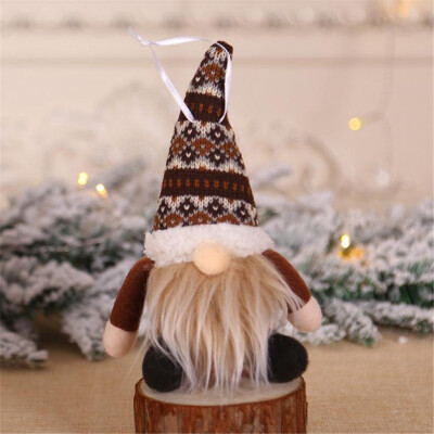 

Gobestart Christmas Decoration Creative Forest Doll Christmas Tree Pendant