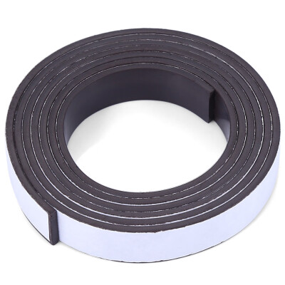 

10 x 15mm 1m Self-adhesive Flexible Rubber Magnet Tape Roll