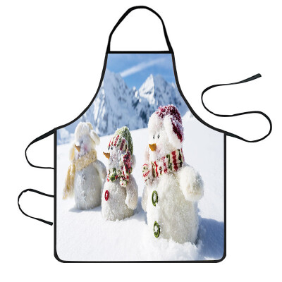 

Siaonvr Christmas Decoration Waterproof Apron Kitchen Aprons Dinner Party Apron