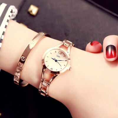 

Watch female student trend leisure small dial leather belt waterproof personality ladies quartz watch