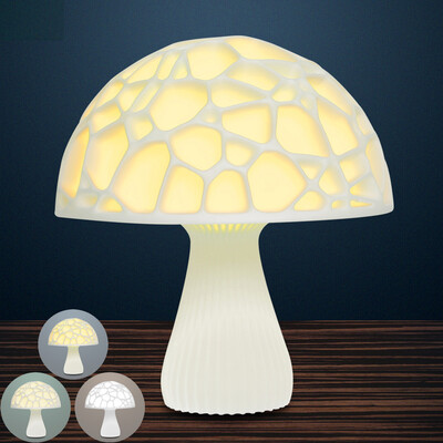 

Gobestart Mushroom Moon Lamp 3D Mushroom Lamp Light Decoration Night Light Pat Light