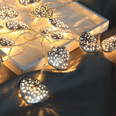 

Tailored Christmas Heart Shape Lights Party Home Decor Outdoor Indoor Lamp 30m 20 LED