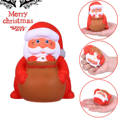 

Gotoamei Stress Reliever Christmas Santa Claus Scented Super Slow Rising Kids Squeeze Toy