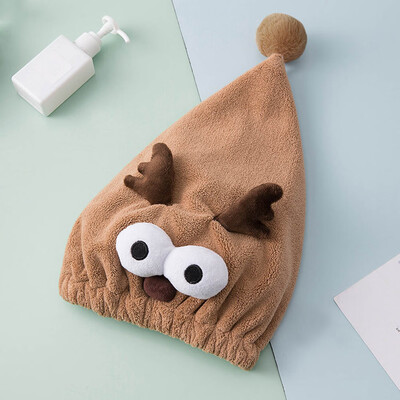 

Dry Hair Hat Magic Coral Fleece Dry Towel Wrap Towel Shower Cap Dry Towel