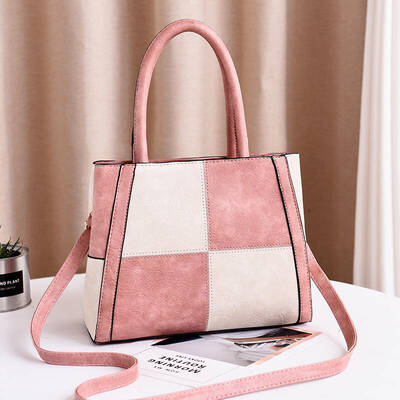 

2019 female bag spring new European&American fashion handbag elegant big bag shoulder Messenger bag