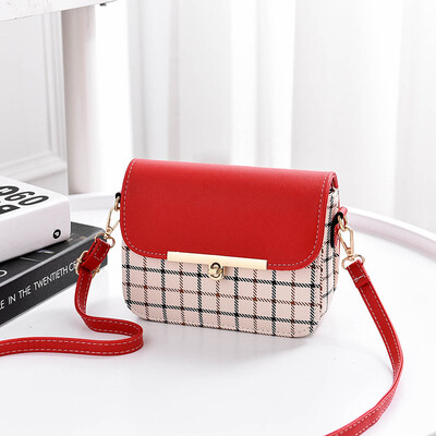 

2019 summer new single shoulder diagonal small bag PU leather Korean fashion womens bag slung small square bag