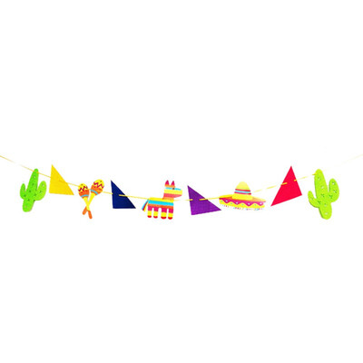 

FUNNYBUNNY Pinata Theme Party Pull Flower Alpaca Paper Pull Flag Colorful Pull Flower Rave Party Happy Birthday Banner