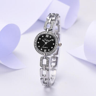 

Top Womens Watches Lvpai Disc Bracelet Fashion With Rhinestone Ladies Clock Casual Gift Wristwatch Luxury Bayan Kol Saati