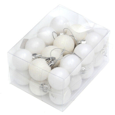 

24pcs Balls Decorations Baubles Party Wedding Christmas Tree Xmas Ornament