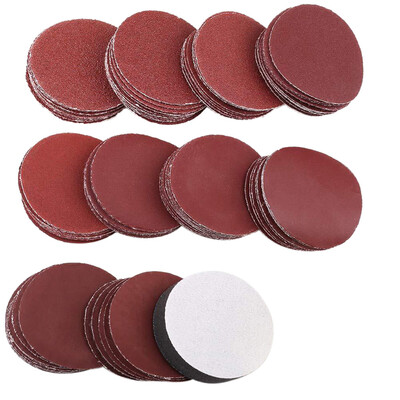 

〖Follure〗New 100pcs 2inch 50mm Sander Disc Sanding Pad Polishing Pad Sandpaper Mix Set