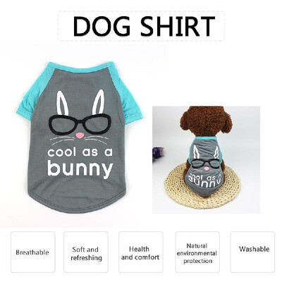 

Dog Shirt Dog T-Shirts Dog Spring Summer Clothes Printed Pet Clothing Pet Summer Clothes for Puppy Dogs