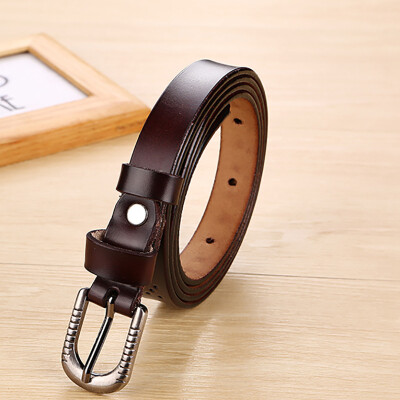 

New female Korean version of the ladies leather decorative pin buckle belt wild leather fine belt belt female