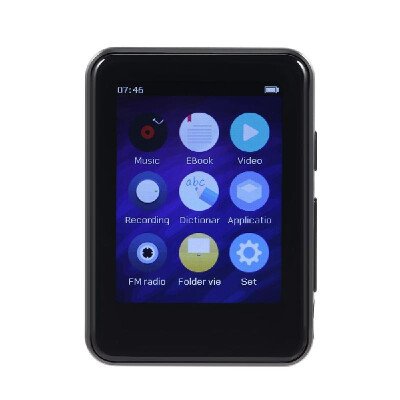 

BENJIE X5 16GB MP3 Player Full Touch Screen Bluetooth 50 Portable Music Player FM Radio with Headphones