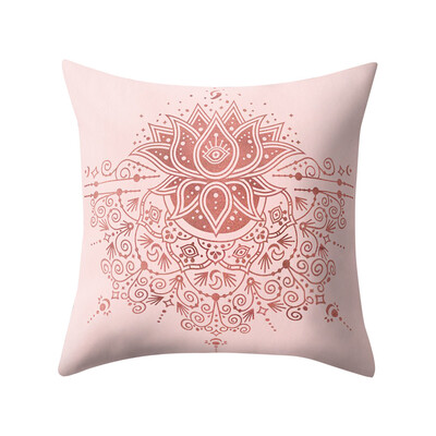 

〖Follure〗Rose Gold Pink Cushion Cover Square Pillowcase Home Decoratio