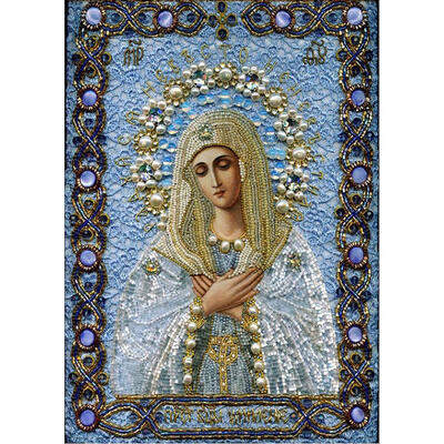 

5D DIY Crystal Diamond Painting Religion Cross Stitch Kit Embroidery Mosaic