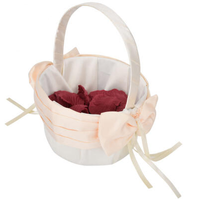 

Greensen Romantic Wedding Flower Bowknot Ribbon Basket Ceremony Banquet Decoration