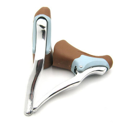 

1 Pair Aluminum Alloy Road Bike Drop Bar Brake Levers Anti-slip Cycle Brakes Handle