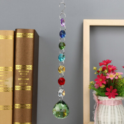 

Toponeto 1PC DIY Bohemian Clear Crystal Ball Prisms Pendant Hanging Wedding Decor Gift