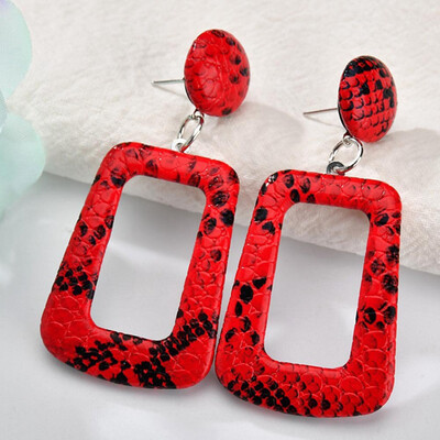 

Square Acrylic Drop Earrings For Ladies Trendy Dangle Earrings Statement Jewelry