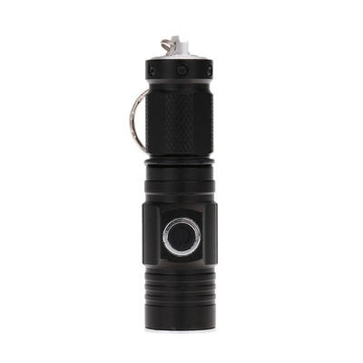 

Aluminum Alloy CREE T6 Mini Flashlight Waterproof Small Torch Light With Keychain For Outdoor