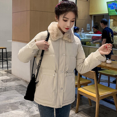 

Tailored Fashion Women Lapel Imitation Wool Jacket Coat Warm Long Sleeves Overcoat