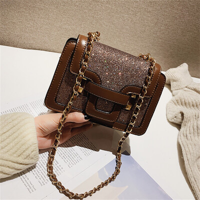 

Tailored Womens Simple All-purpose Small Square Bag Single Shoulder Messenger Bags