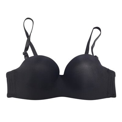 

1pcs Sexy Lingerie Women Underwear Solid Pink Convertible Straps Smooth Bra Thin Padded Push Up Seamless Wirefree Invisible Bras