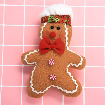

Gobestart Christmas Tree Hanging Gingerbread Man Ornaments Doll Xmas Home Hang Pendant