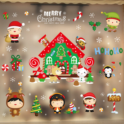 

Tailored Merry Christmas Window Wall Sticker Decoration Decal Home Decor Xmas